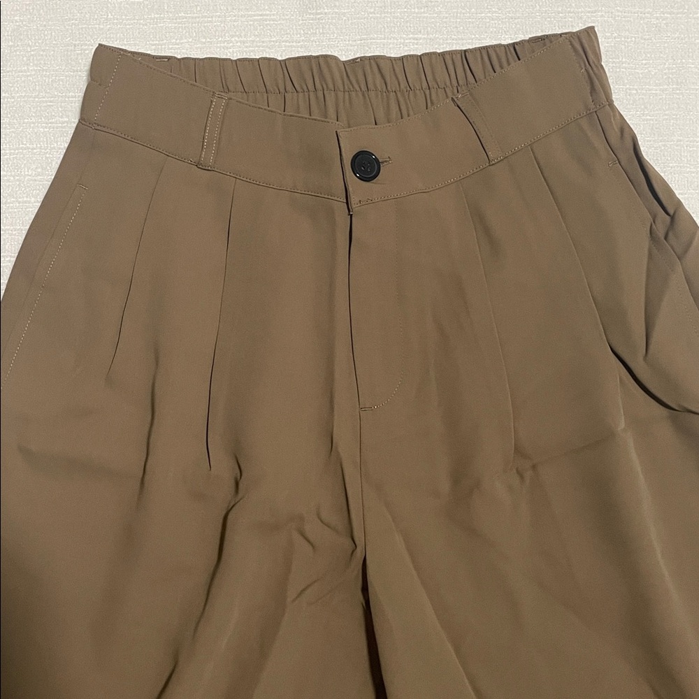 Halara Brown Wide Leg Dress Pants - Picture 2 of 4